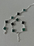 Pulseira trevo G verde & zircônia prata 30 - comprar online