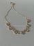 Colar Charms trevo cristais dourado - comprar online