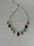 CHOKER “Boho chic” azul turquesa - comprar online