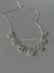 Colar Charms trevo perolado prata 30