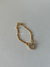 Pulseira coração dourada
