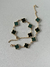 Pulseira trevo G & zircônia dourada - comprar online