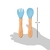 Kit Talheres - Silicone e Bambu - Azul - Buba na internet