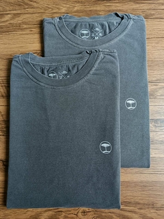 Camisetas estonadas - CINZA - PINENUT