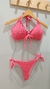 Biquíni Amarrar Rosa Salmão