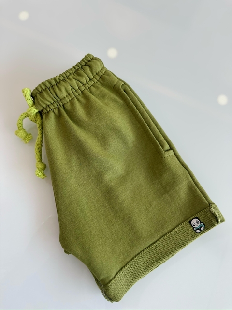 Short Moletom Verde Pistache - comprar online
