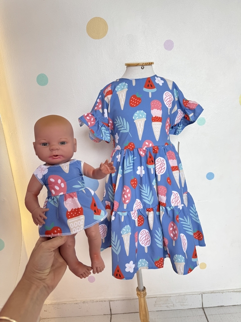 Vestido Bela + vestido boneca - comprar online
