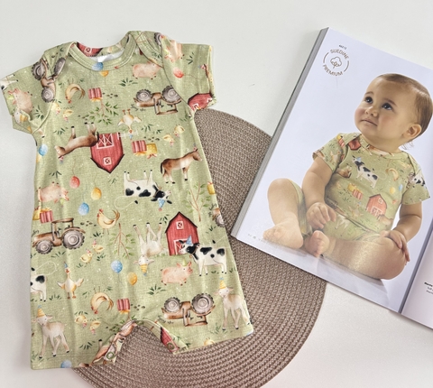 Romper Fazendinha Suedine UP BABY - comprar online