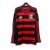 Camisa Flamengo I Torcedor 25/26 Adidas Masculina - Preto e Vermelho - Manga longa