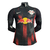 Camisa Red Bull Leipzig III 22/23 - Jogador Nike Masculina - Preta com detalhes em vermelho e amarelo