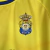Camisa Las Palmas I 23/24 - Torcedor Hummel Masculina - Amarela com detalhes em azul - loja online