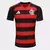 Camisa Flamengo I 25/26 Torcedor Masculina - Preto e Vermelho