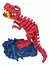 Dinosaurio Esqueleto T-rex Articulado + Base Y Hueso en internet
