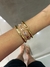 Bracelete Liso E Trabalhado Verniz Italiano - BR Acessories