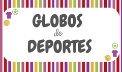 Banner de la categoría Globos de Deportes