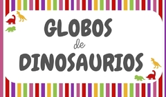 Banner de la categoría Globos de Dinosaurios