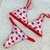 CONJUNTO CORAZONES ROJOS - comprar online