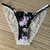 CULOTTE FLORES NEGRO
