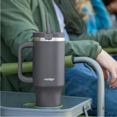 VASO TERMICO CONTIGO DE ACERO INOXIDABLE STREETERVILLE 1.18L COLOR DARKSTONE - tienda online