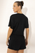 Camiseta Básica Cropped Preto na internet