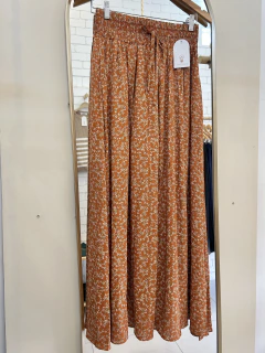 Saia longa floral rômantica - loja online