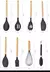 12peças de utensílios de silicone GourmetChef - comprar online