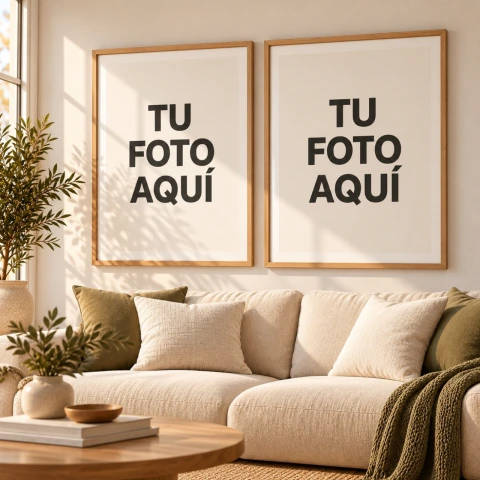 Set de 2 cuadros personalizados