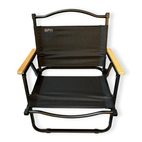 Silla De Playa Camping Jardin Plegable Premium Reforzada Sph Negra
