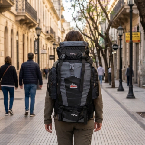 Mochila Viaje Sph 75l Ultra Liviana Trekking Camping