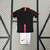 Imagem do Kit Infantil Manchester United Preta - Short Branco 07/08