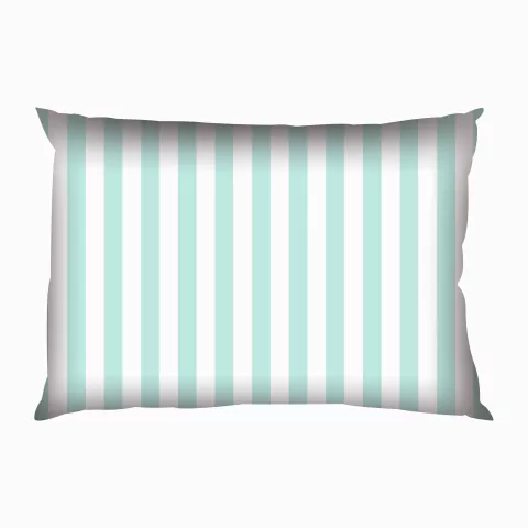 Fronha Listrada Aqua - 100% Algodão - comprar online