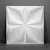 Adesivo Decorativo 3D para Parede Estilo Moderno - 30x30cm