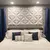 Adesivo Decorativo 3D para Parede Estilo Moderno - 30x30cm - Leal House