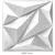 Adesivo Decorativo 3D para Parede Estilo Moderno - 30x30cm na internet