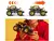 LEGO Monster Jam DIGatron de Puxar 42199 montado, destacando o caminhão em estilo Monster Jam com rodas grandes e design robusto