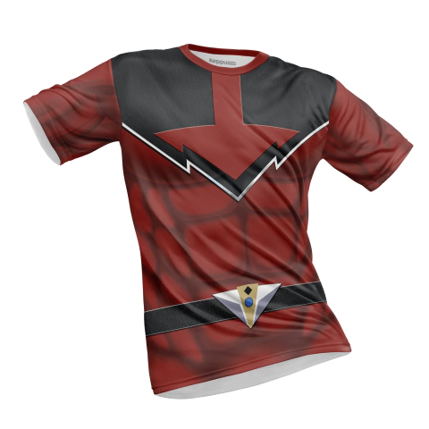 Camiseta Cosplay - Power Ranger Quântico