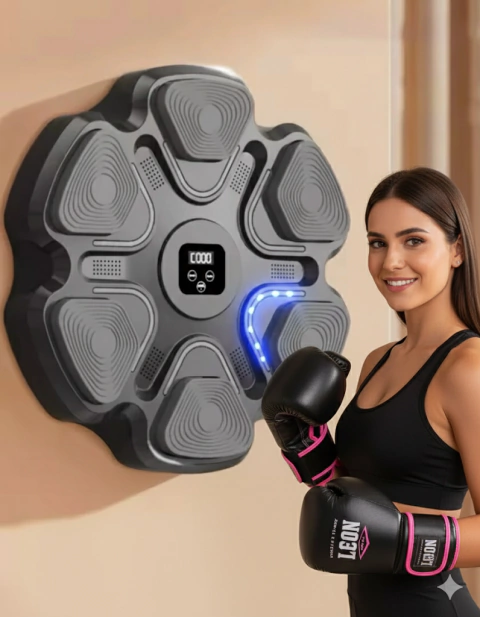 Máquina De Boxe De Música Eletrônica Equipamento De Perfuração De Treinamento Para Casa Interna E Academia - comprar online