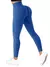 Feminino cor sólida cintura alta simples yoga fitness diário com nervuras espo - comprar online