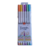 Pacote com seis canetas Finemarker em tons pastel da marca BRW, com cores variadas e embalagem destacando o produto.