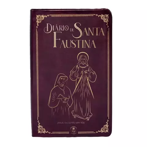 Diário de Santa Faustina bolso couro