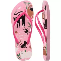 Imagem do CHINELO HAVAIANAS SLIM PETS ROSA GLOW