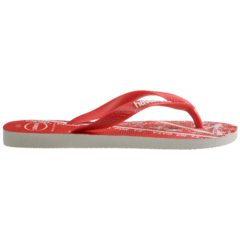 HAVAIANAS TOP TIMES INTERNACIONAL - BRANCO/VERMELHO - Loja dos Chinelos