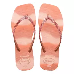 HAVAIANAS SLIM SQUARE GLITTER PARTY ROSA BALLET