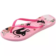 CHINELO HAVAIANAS SLIM PETS ROSA GLOW