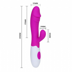 Imagem do Kit Vibrador para Ponto G e Clitóris SNAPPY e 4 Pilhas AAA