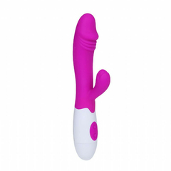 Kit Vibrador para Ponto G e Clitóris SNAPPY e 4 Pilhas AAA