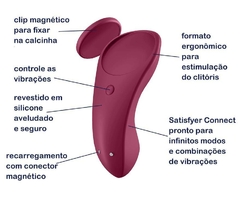 Satisfyer Little Secret - Calcinha Vibratória Magnética controlada por App - loja online