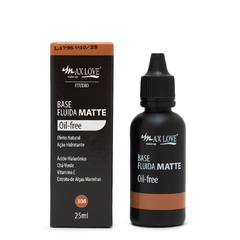 Base Fluida Matte Oil-Free Cor 306 a 311 Max Love - Lincce