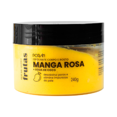 Esfoliante Corpo e Rosto Manga Rosa + Água de Coco Porán 240g