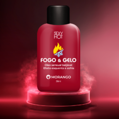 FOGO E GELO Óleo beijável Morango (Esquenta/Esfria) - 38ml - comprar online